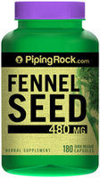 Piping Rock Fennel Seed 480mg 180 Capsules