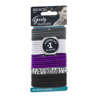 Goody Ouchless No Metal Elastics - 30 CT