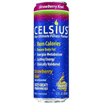 Celsius Strawberry Kiwi, 4-Count (Pack of 6)
