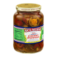 Sclafani Hot Sliced Cherry Peppers