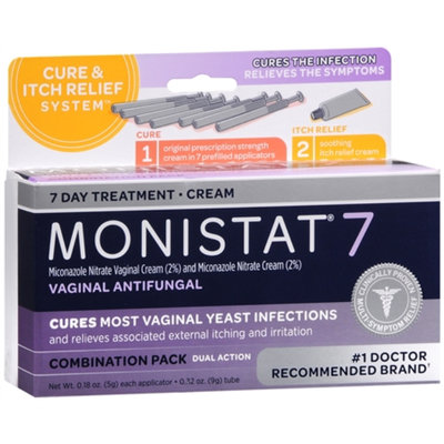 Monistat 7 Vaginal Antifungal Cream Prefilled Applicator