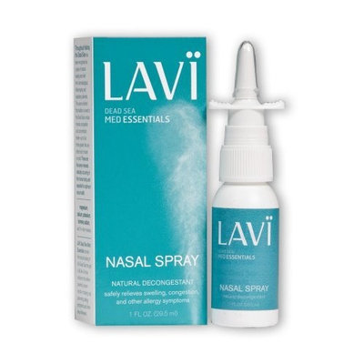 LAVI Dead Sea Sinus Solutions Nasal Spray, Natural Decongestant, 1 fl oz