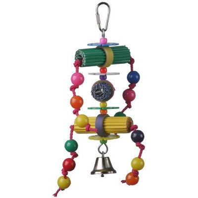 Super Bird Creations 8 by 4-Inch Twirly Whirly Jr. Bird Toy, Medium