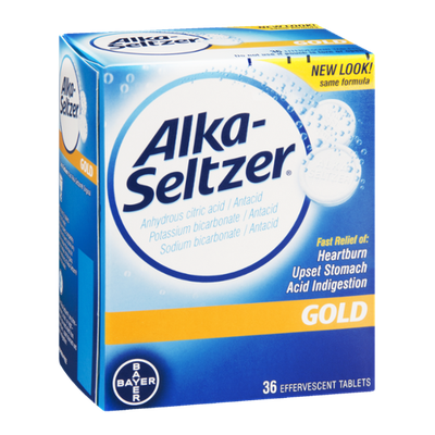 Alka-Seltzer Gold Effervescent Tablets - 36 CT