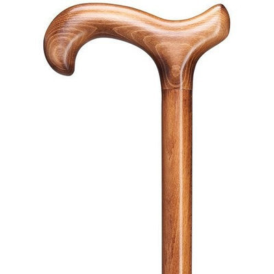 Harvy Men Derby Cane Scorched Ramin Wood -Affordable Gift! Item #DHAR-9762209