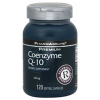 PHARM ASSURE PharmAssure Coenzyme Q-10, Premium, 100 mg, Softgel Capsules 120 capsules