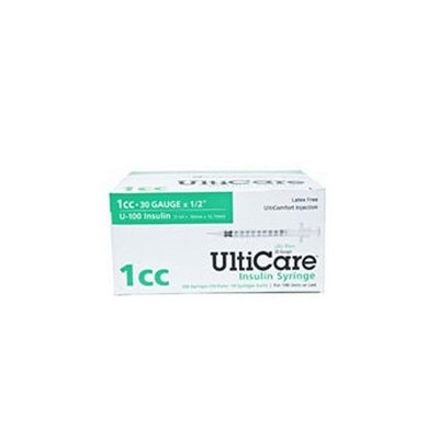 UltiCare UltiCare Insulin Syringe - 1cc, 30g x 1/2