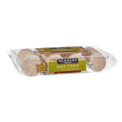 Sesmark Rice Thins Brown Rice Snack Crackers