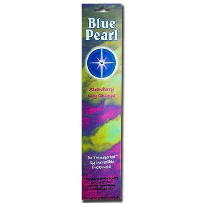 Blue Pearl Incense Blue Pearl Strawberry Nag Champa 10 gm Contemporary Incense Collection