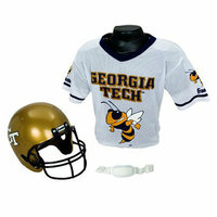 Franklin Sports Georgia Tech Helmet/Jersey set- OSFM 5-9