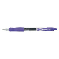 Pilot G2 Extra Fine Gel Ink Pen, 0.5mm - Purple Ink ( 12 Per Set)