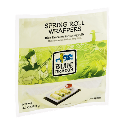 Blue Dragon Spring Roll Wrappers - 15 CT
