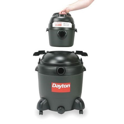 DAYTON 1VHF9 Wet/Dry Vacuum, 6.5 HP, 20 gal, 120V