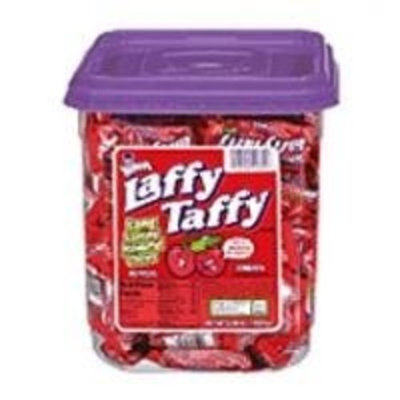 Penguin Laffy Taffy Long Lasting Flavorful Chews Cherry Flavor 145 count tub