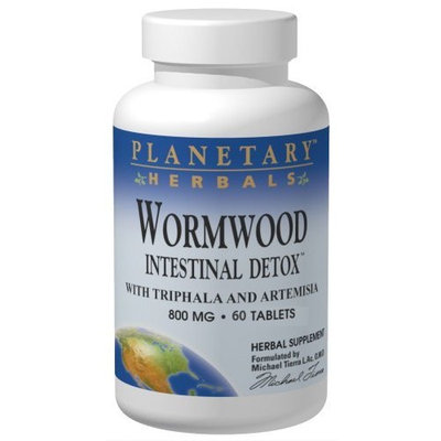 Planetary Herbals Wormwood Intestinal Detox 800 Mg, 60 Tablets