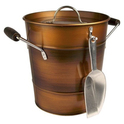 Artland Artand Oasis Antique Copper Ice Bucket with Scoop - Gold (2 Gallon)