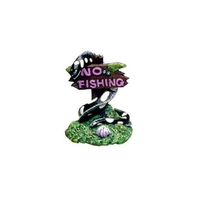 Top Dawg 2509 Resin Ornament- Moray Eel- No Fishing Sign