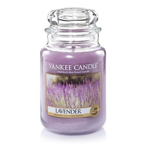 Yankee Candle 22-Ounce Jar Candle, Large, Lavender