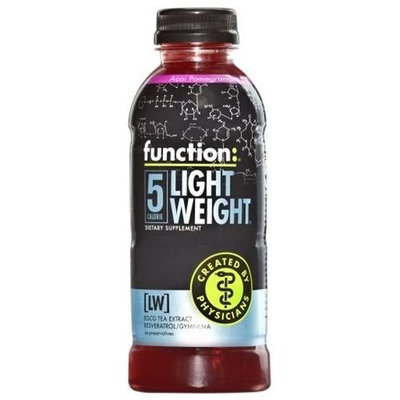 Function Drinks Function: Light Weight Acai Pomegranate Drink, 16.9 Ounce Bottle (Pack of 12)