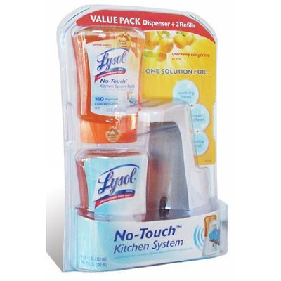 Lysol No Touch Liquid Soap Kitchen System, Shimmering Berry