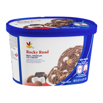 Ahold Real Premium Ice Cream Rocky Road
