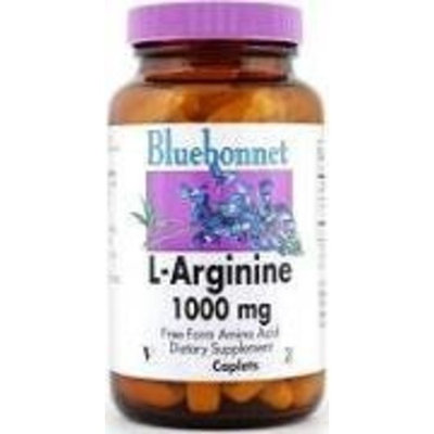 Bluebonnet L-Arginine 1000 mg Vitamin Capsules, 50 Count
