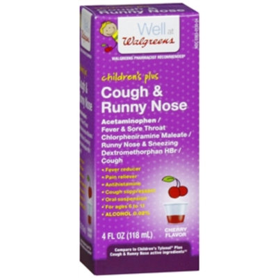 Walgreens Children's Plus Cough & Runny Nose Oral Suspension