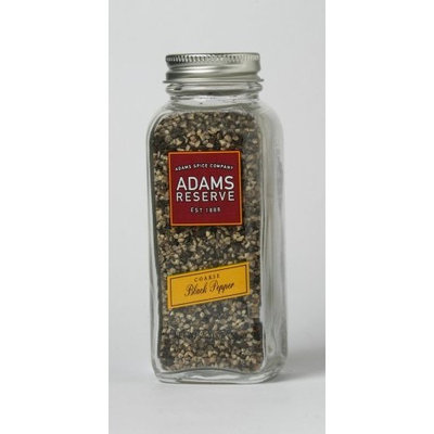Adams Extracts Black Pepper, Coarse, 2.20-Ounce Glass Jar (Pack of 6)