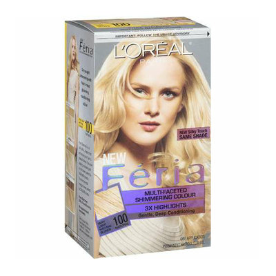 Feria : Multi-Faceted Shimmering Colour Very Light Natural Blonde 100 Hair Color