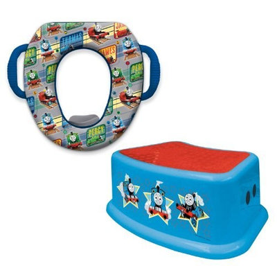 Thomas & Friends Thomas and Friends Potty and Step Stool Combo Set, Blue (Discontinued by Manufacturer)