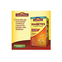 Nature Made Diabetes Health Pack Nutritional Support for Diabetes and Pre-diabetes of 60 Packets (6 VITAMINS)
