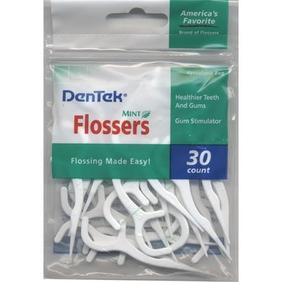 DenTek Mint Flossers 30 flossers in a pack (Pack of 2)