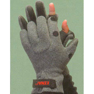 Glacier Outdoor Hybrid Angler Glove - Small Gray