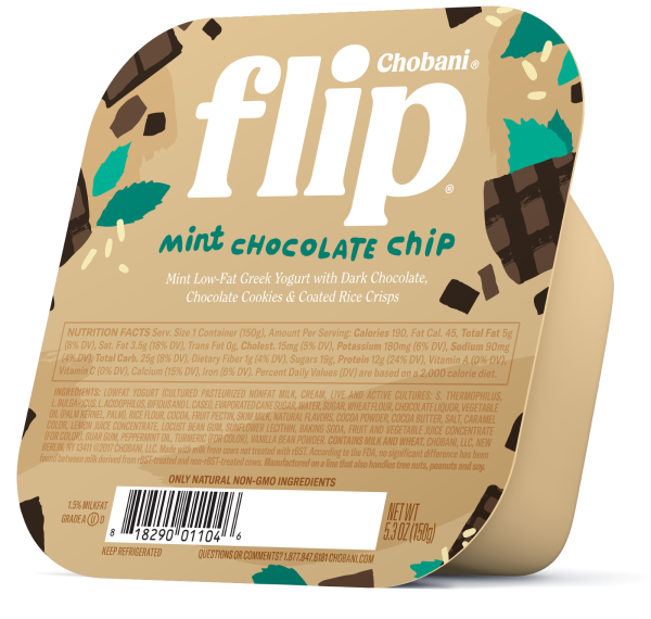 Chobani® "Flip"™ Mint Chocolate Chip LowFat Yogurt Reviews 2019