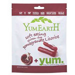 Yummy Earth YumEarth Gluten Free Licorice Pomegranate 5 oz - Vegan