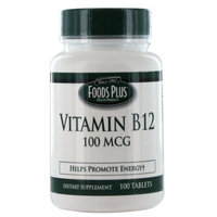 Crest Vitamin B-12 100 Mcg Tablets To Promote Energy By Food Plus - 100 Ea