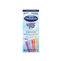 Pedialyte® Freezer Pops Variety Pack Grape, Blue Raspberry, Cherry, and Orange