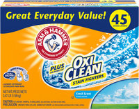 ARM & HAMMER™ Powder Laundry Detergent plus OxiClean™ Stain Fighters Fresh Scent