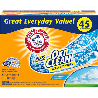 ARM & HAMMER™ Powder Laundry Detergent plus OxiClean™ Stain Fighters Fresh Scent