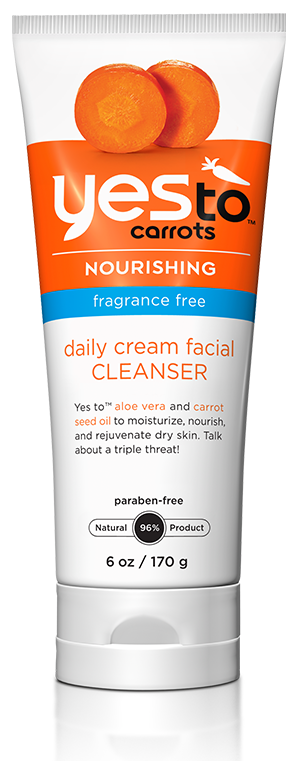 Yes To Carrots Fragrance Free Daily Cream Facial Cleanser