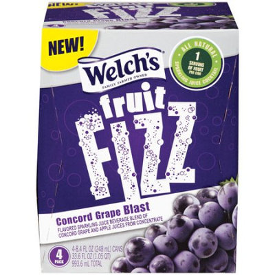 Welch's® Fruit Fizz Concord Grape Blast Sparkling Juice