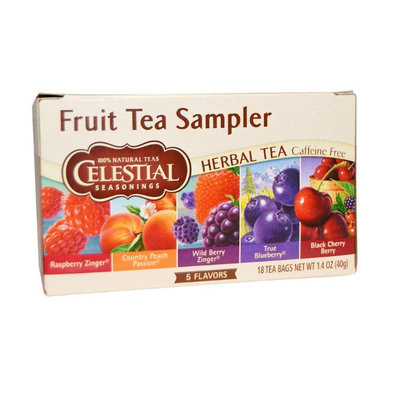 Celestial Seasonings® Fruit Tea Sampler Herbal Tea Caffeine Free