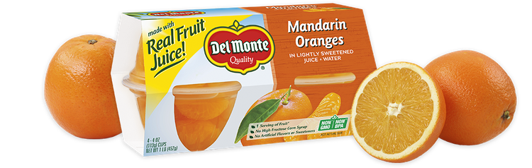 del monte orange cups