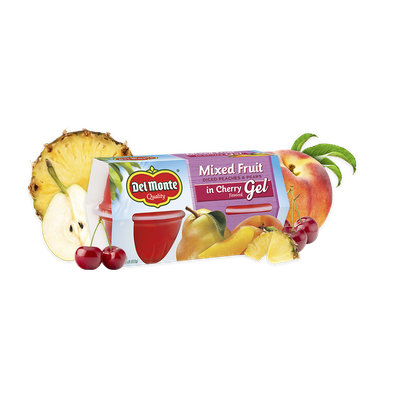 Del Monte® Mixed Fruit in Cherry Flavored Gel, Fruit Cup® Snacks