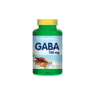 Piping Rock GABA 750mg 100 Capsules