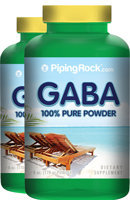 Piping Rock GABA Powder 2 Bottles x 6 oz