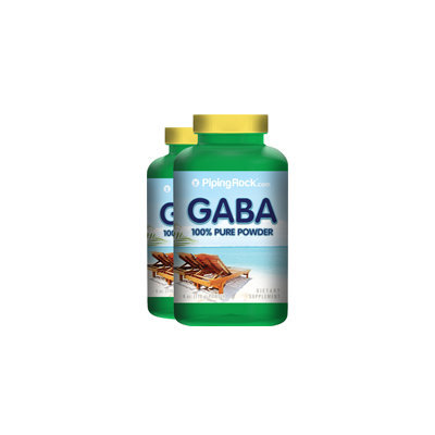 Piping Rock GABA Powder 2 Bottles x 6 oz