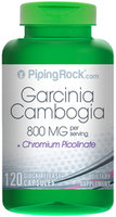 Piping Rock Garcinia Cambogia 400mg with Chromium Picolinate 120 Capsules