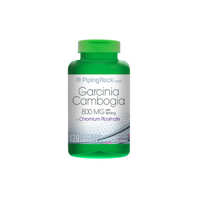 Piping Rock Garcinia Cambogia 400mg with Chromium Picolinate 120 Capsules