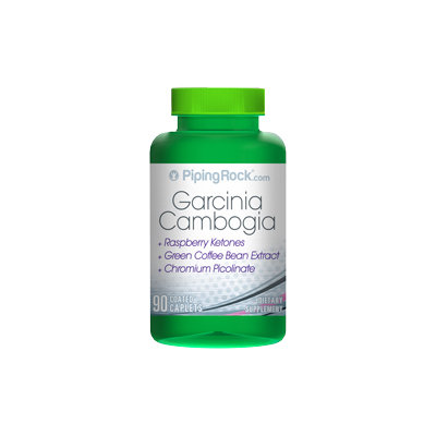 Piping Rock Garcinia Cambogia 500 mg w/Raspberry Ketones & Green Coffee 90 Caplets